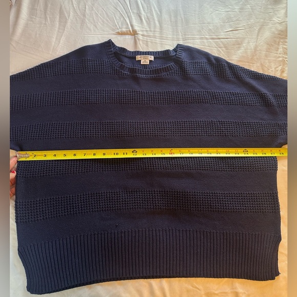 Liz Claiborne Women's Dark Blue Crew, 3/4 sleeves, Neck Sweater, Size 2X NWOT - Picture 10 of 11